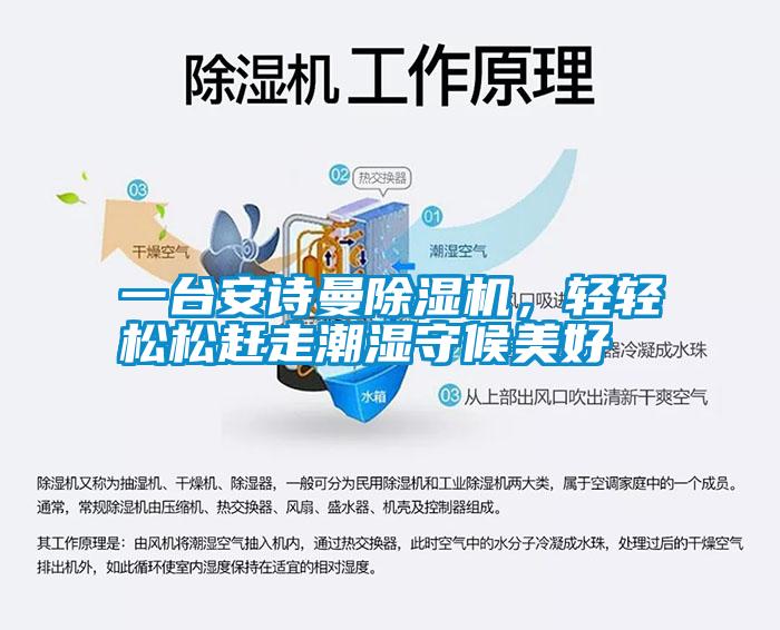 一臺安詩曼除濕機，輕輕松松趕走潮濕守候美好