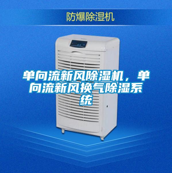 單向流新風除濕機，單向流新風換氣除濕系統