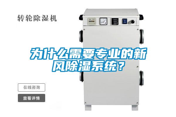 為什么需要專業的新風除濕系統？