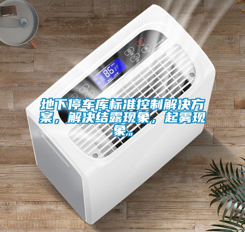 地下停車庫標準控制解決方案，解決結露現(xiàn)象，起霧現(xiàn)象。