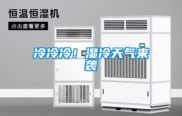冷冷冷！濕冷天氣來襲