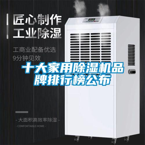 十大家用除濕機品牌排行榜公布