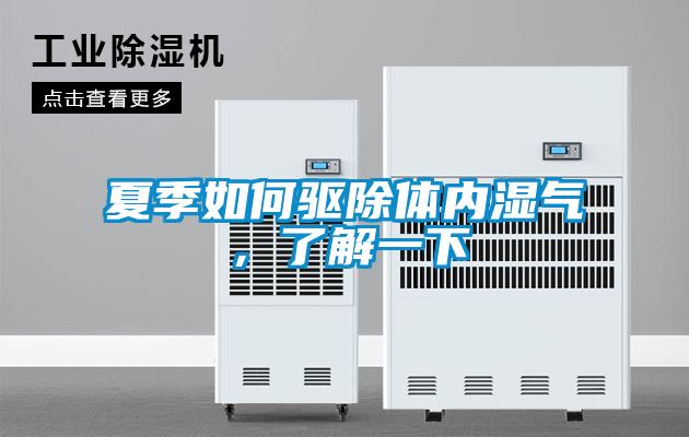 夏季如何驅除體內濕氣，了解一下