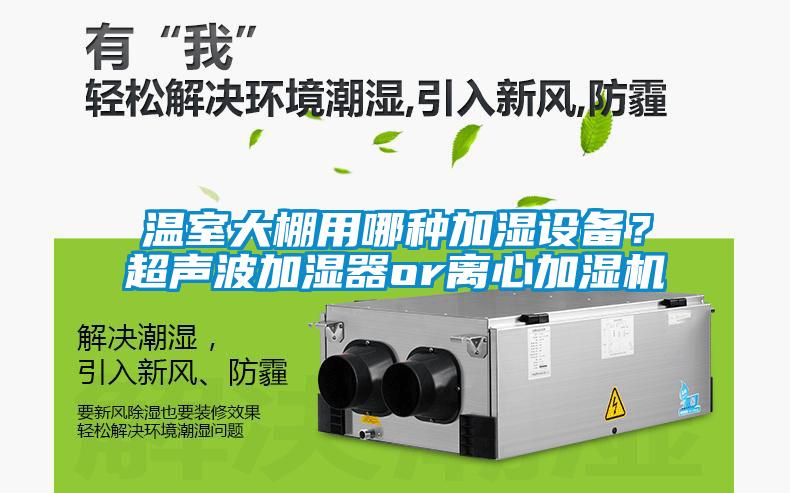 溫室大棚用哪種加濕設備？超聲波加濕器or離心加濕機