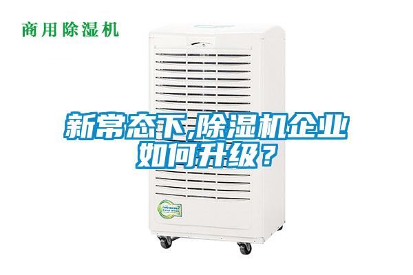 新常態下,除濕機企業如何升級？