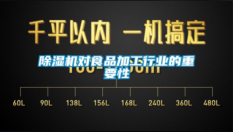 除濕機對食品加工行業的重要性
