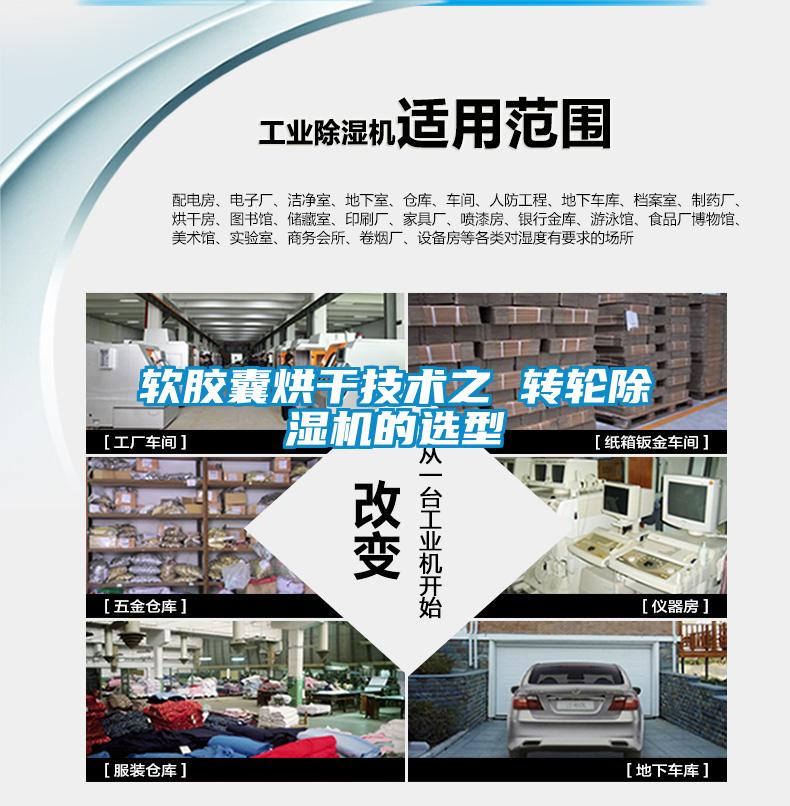 軟膠囊烘干技術之 轉輪除濕機的選型