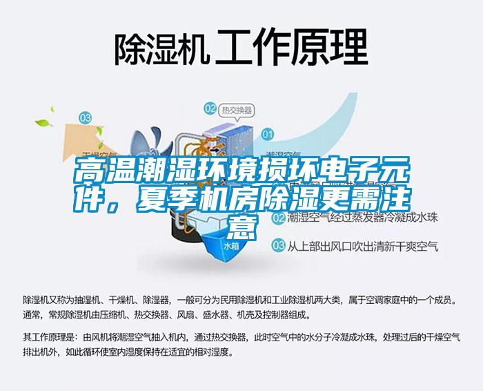 高溫潮濕環境損壞電子元件，夏季機房除濕更需注意