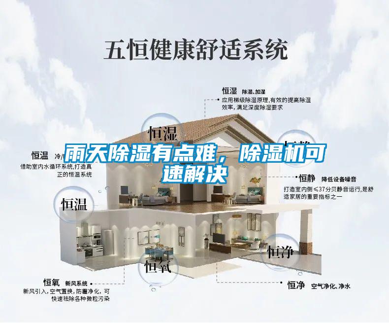 雨天除濕有點難，除濕機可速解決