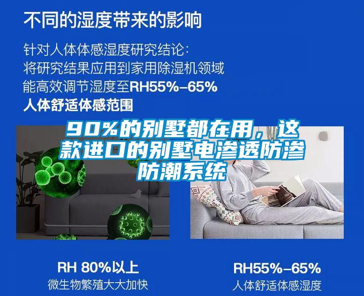 90%的別墅都在用，這款進口的別墅電滲透防滲防潮系統