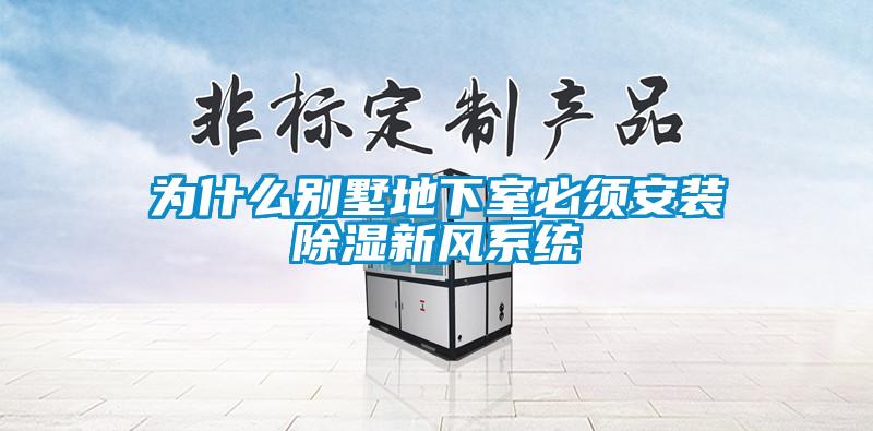 為什么別墅地下室必須安裝除濕新風系統