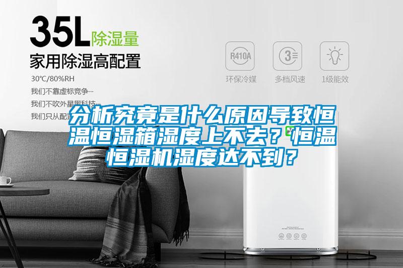 分析究竟是什么原因導致恒溫恒濕箱濕度上不去？恒溫恒濕機濕度達不到？