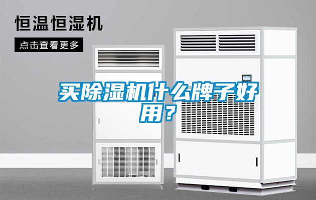 買除濕機(jī)什么牌子好用？
