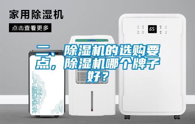二、除濕機(jī)的選購(gòu)要點(diǎn)，除濕機(jī)哪個(gè)牌子好？