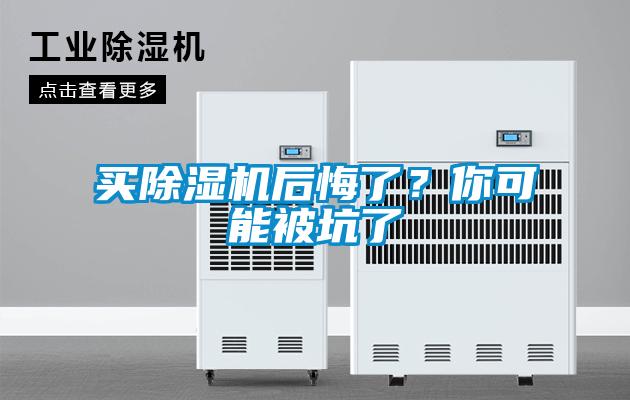 買(mǎi)除濕機(jī)后悔了？你可能被坑了