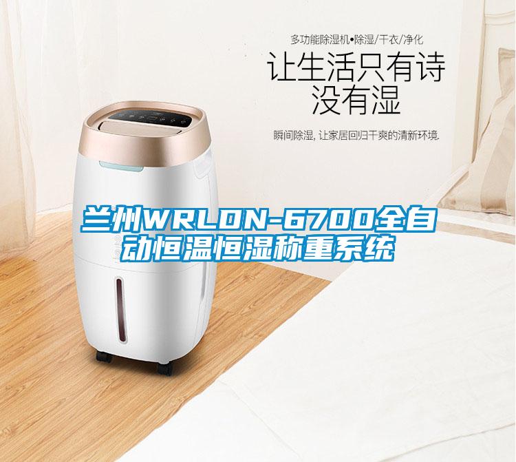 蘭州WRLDN-6700全自動恒溫恒濕稱重系統(tǒng)