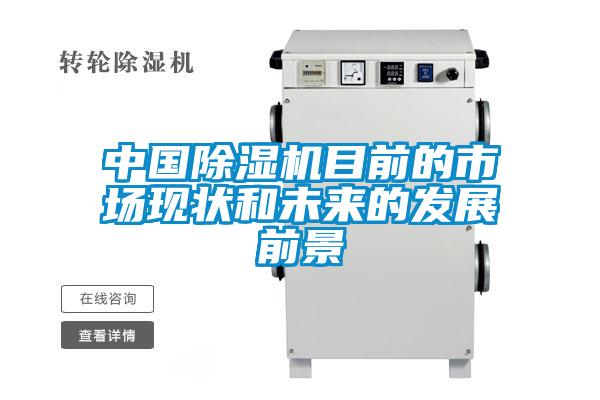中國除濕機目前的市場現狀和未來的發展前景