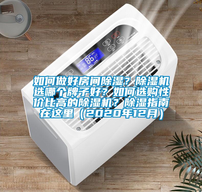 如何做好房間除濕？除濕機選哪個牌子好？如何選購性價比高的除濕機？除濕指南在這里（2020年12月）