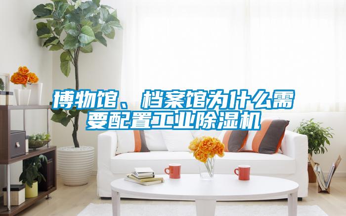 博物館、檔案館為什么需要配置工業除濕機
