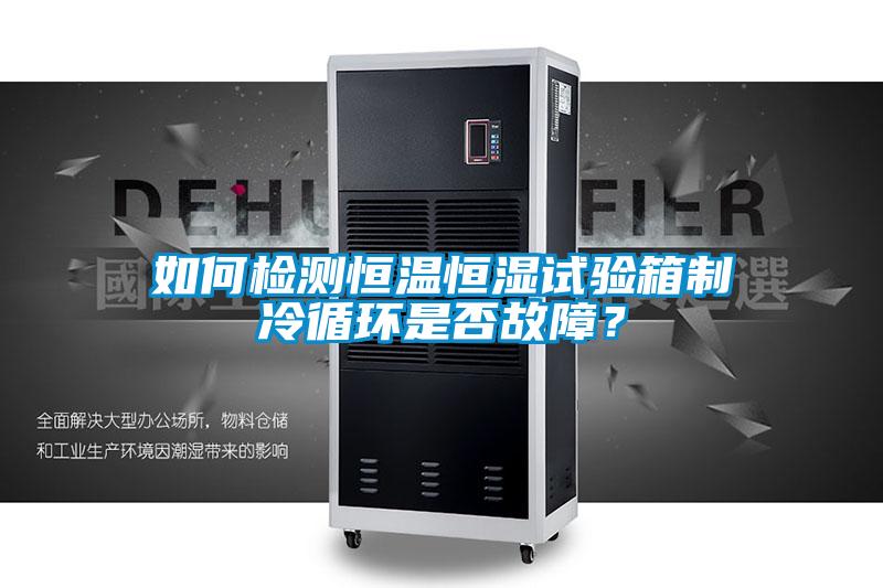 如何檢測恒溫恒濕試驗箱制冷循環(huán)是否故障？