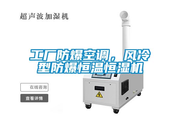 工廠防爆空調(diào)，風(fēng)冷型防爆恒溫恒濕機(jī)
