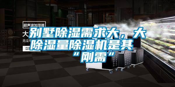別墅除濕需求大，大除濕量除濕機(jī)是其“剛需”