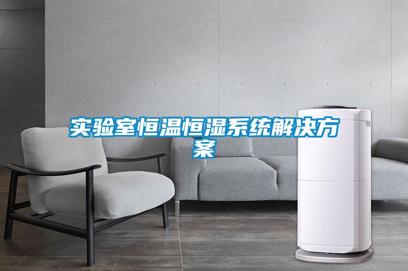 實驗室恒溫恒濕系統解決方案