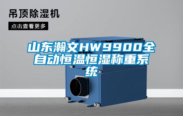 山東瀚文HW9900全自動恒溫恒濕稱重系統