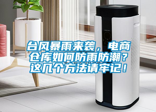 臺風(fēng)暴雨來襲，電商倉庫如何防雨防潮？這幾個方法請牢記！