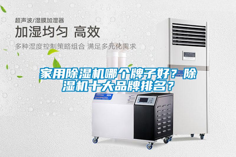 家用除濕機哪個牌子好？除濕機十大品牌排名？