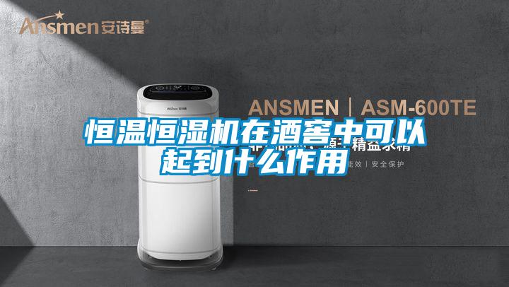 恒溫恒濕機在酒窖中可以起到什么作用