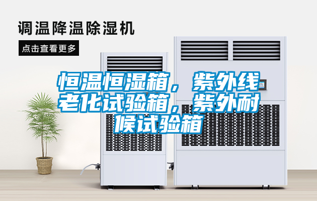 恒溫恒濕箱，紫外線老化試驗箱，紫外耐候試驗箱