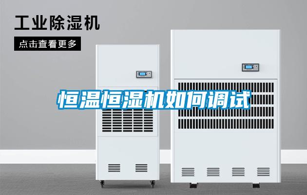 恒溫恒濕機如何調(diào)試