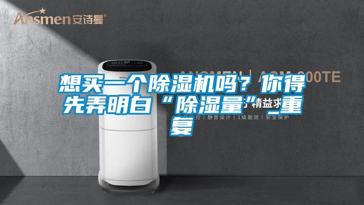想買一個除濕機嗎？你得先弄明白“除濕量”_重復(fù)