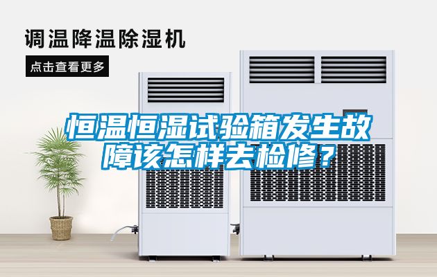 恒溫恒濕試驗箱發生故障該怎樣去檢修？