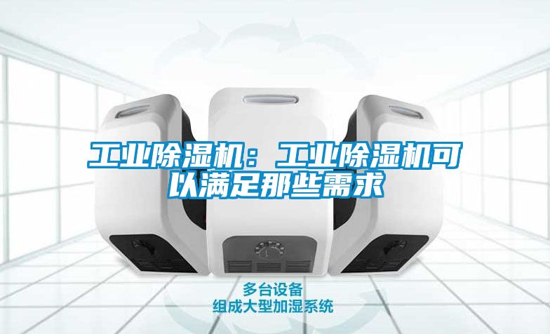 工業除濕機：工業除濕機可以滿足那些需求