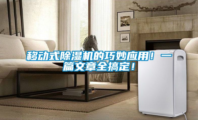 移動式除濕機的巧妙應(yīng)用！一篇文章全搞定！