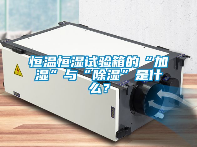 恒溫恒濕試驗箱的“加濕”與“除濕”是什么？