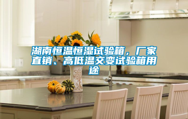 湖南恒溫恒濕試驗箱，廠家直銷、高低溫交變試驗箱用途