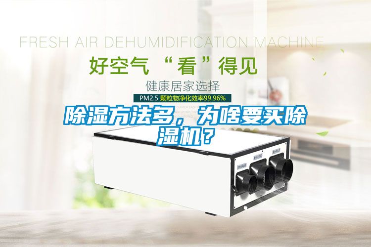 除濕方法多，為啥要買除濕機？