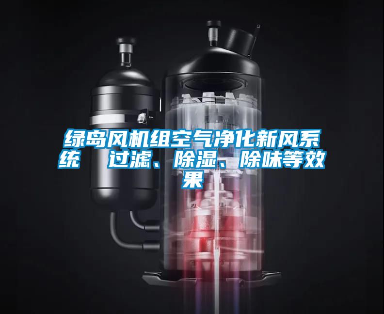 綠島風(fēng)機(jī)組空氣凈化新風(fēng)系統(tǒng)  過(guò)濾、除濕、除味等效果