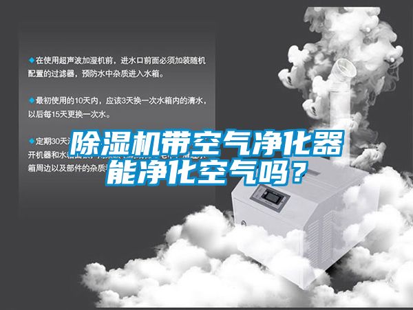 除濕機(jī)帶空氣凈化器能凈化空氣嗎？