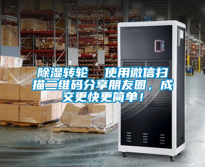 除濕轉輪  使用微信掃描二維碼分享朋友圈，成交更快更簡單！
