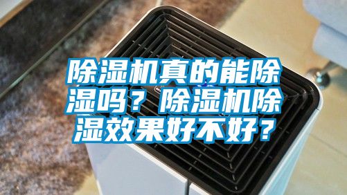 除濕機真的能除濕嗎？除濕機除濕效果好不好？