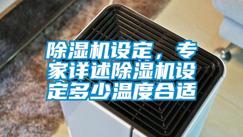 除濕機(jī)設(shè)定，專家詳述除濕機(jī)設(shè)定多少溫度合適